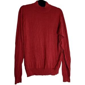 Cullen Sweater Top Shirt Men Medium Silk Blend Pullover NEW Preppy Dark Academia